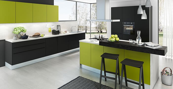 le-bon-cuisiniste-couleur-verte-gaggenau