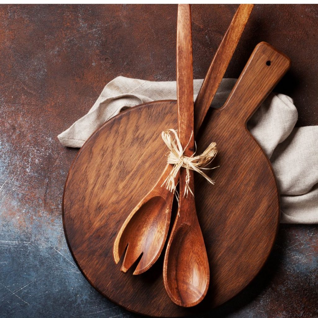 ustensiles cuisine en bois